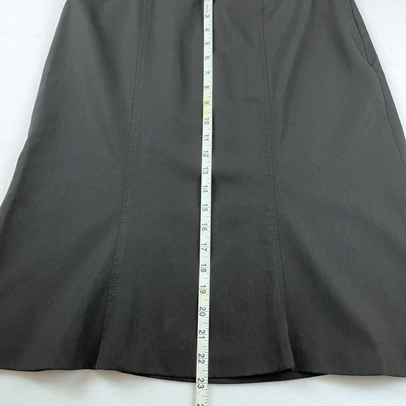 VTG Moschino Cheap and Chic Black Skirt Godet Pencil Women Sz 10 Y2K Above Knee - Picture 7 of 8